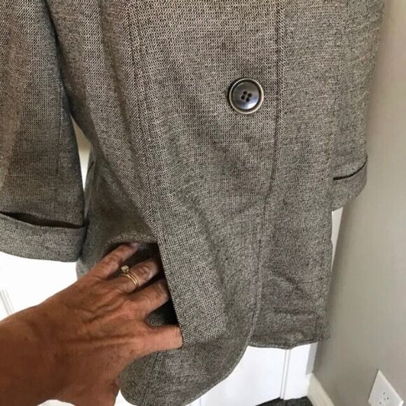 Lafayette 148 Tweed Wool Blend Blazer/Jacket Size 10P - Picture 6 of 13